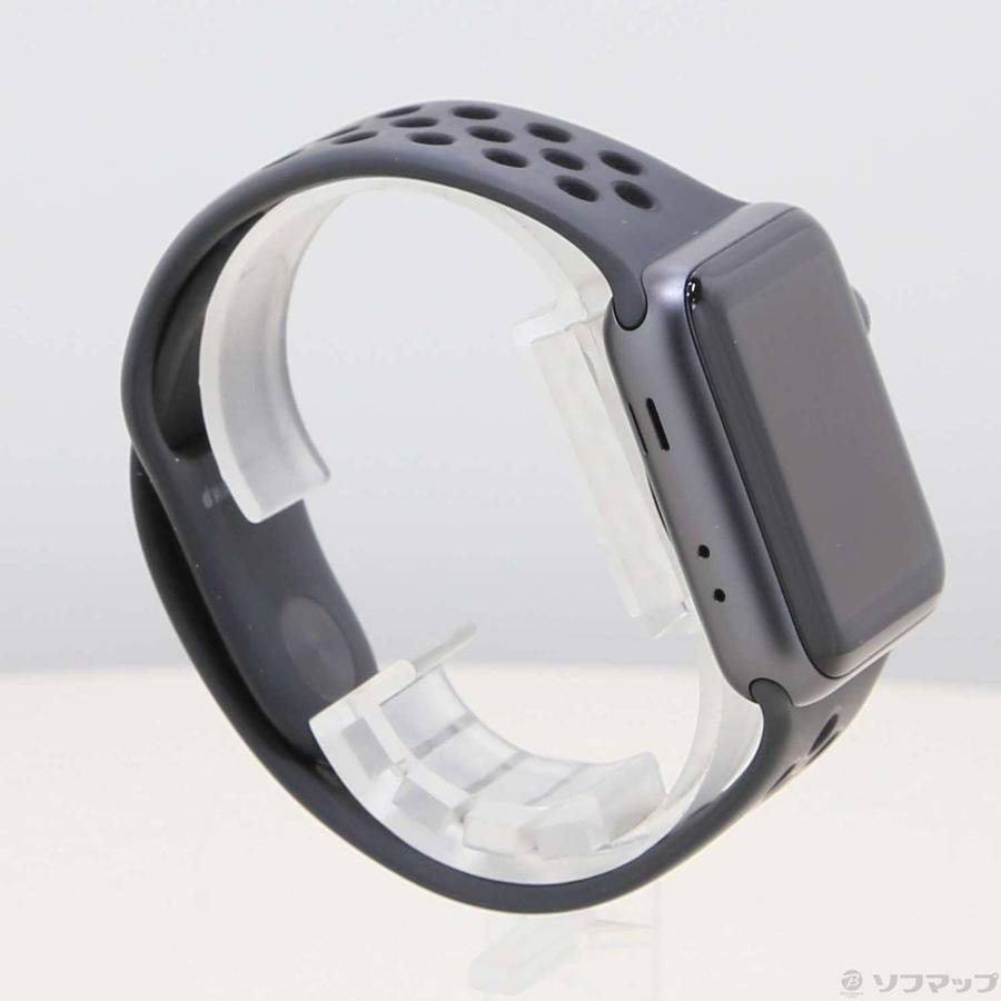 〔中古〕Apple(アップル)  Apple Watch Series 3 Nike+ GPS 38mm スペースグレイアルミニウムケース アンスラサイト／ブラックNikeスポーツバンド | Apple | 04