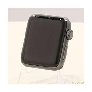 〔中古〕Apple(アップル)  Apple Watch Series 3 GPS 38mm スペースグレイアルミニウムケース バンド無し | Apple