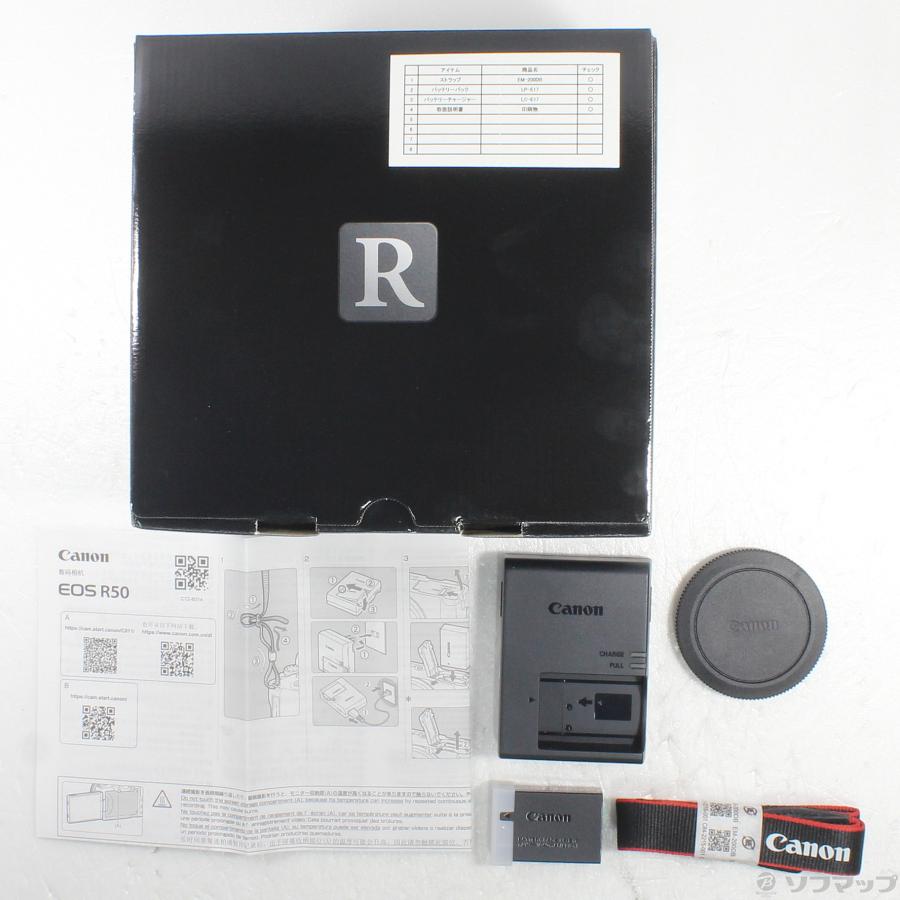 〔中古〕Canon(キヤノン)  EOS R50 ボディ ブラック | キヤノン | 06