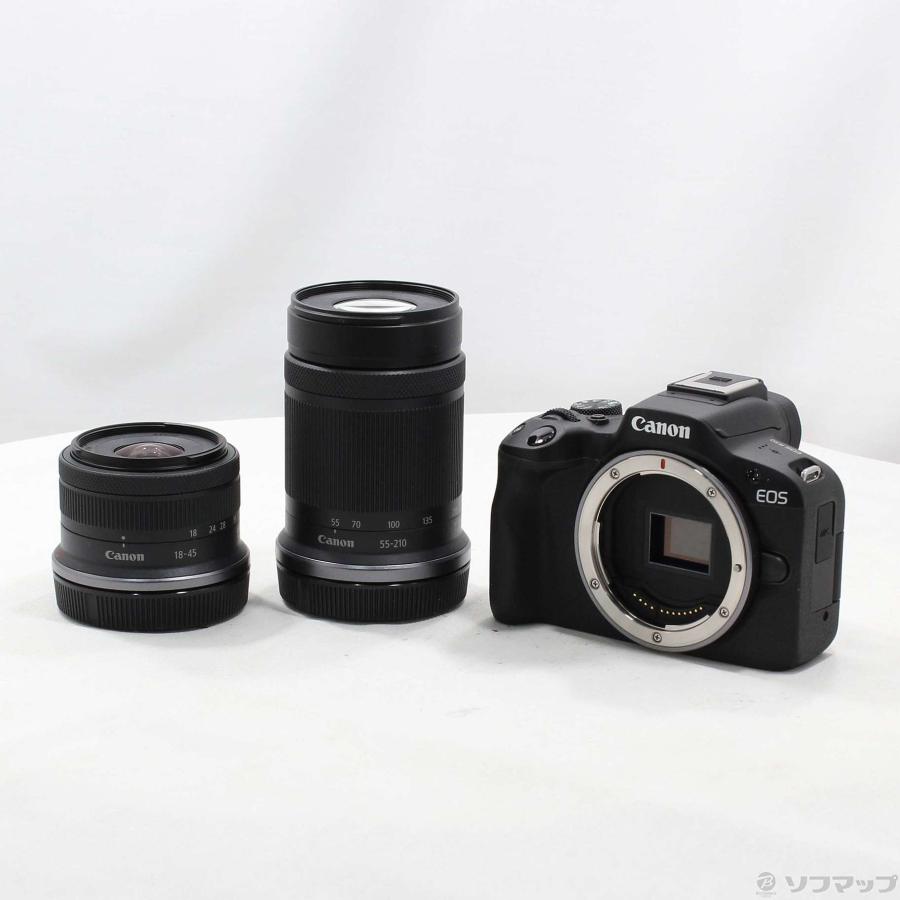 〔中古〕Canon(キヤノン)  EOS R50 ダブルズームキット ブラック | キヤノン | 01
