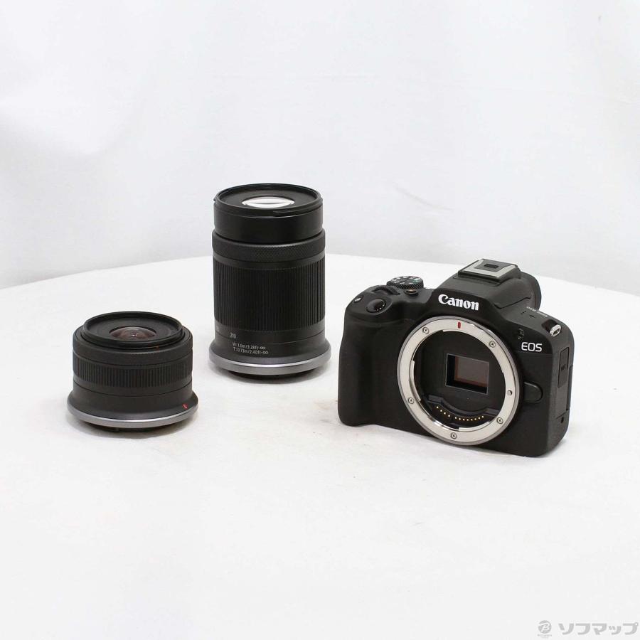 〔中古〕Canon(キヤノン)  EOS R50 ダブルズームキット ブラック | キヤノン | 01