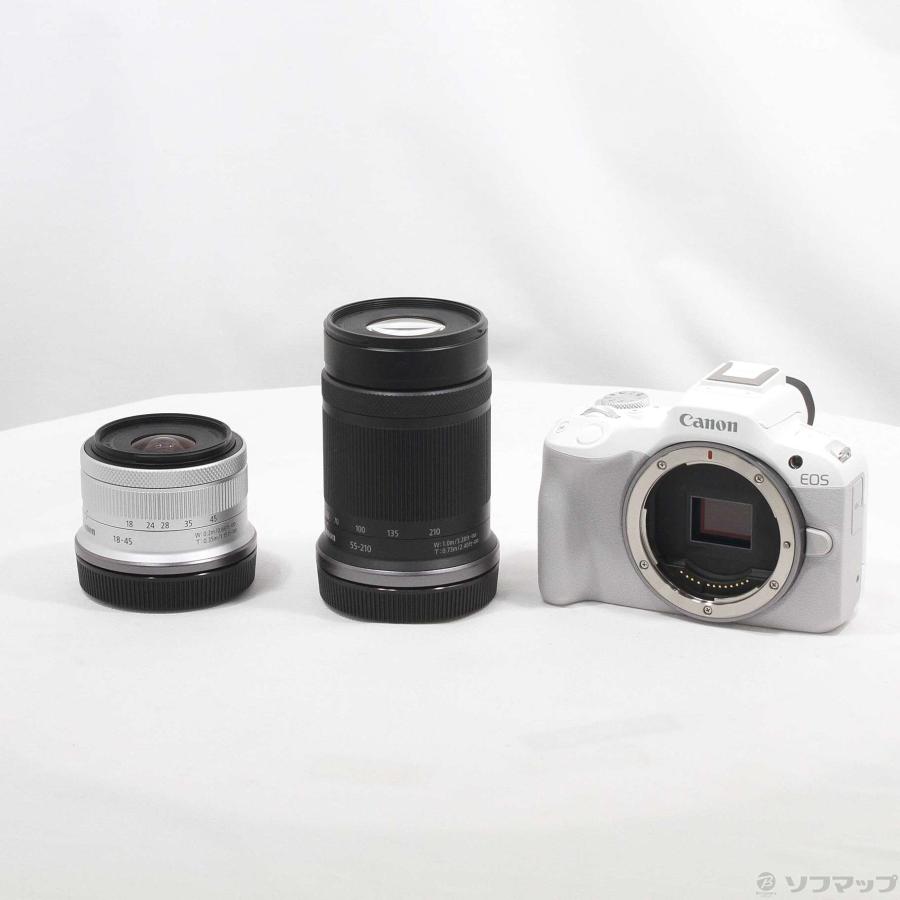 〔中古〕Canon(キヤノン)  EOS R50 ダブルズームキット ホワイト | キヤノン | 01