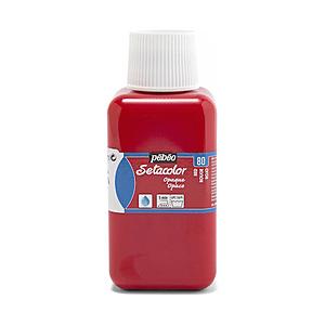 ペベオジャポン 布用水性アクリル絵具 不透明色 250ml セタカラー レッド | 