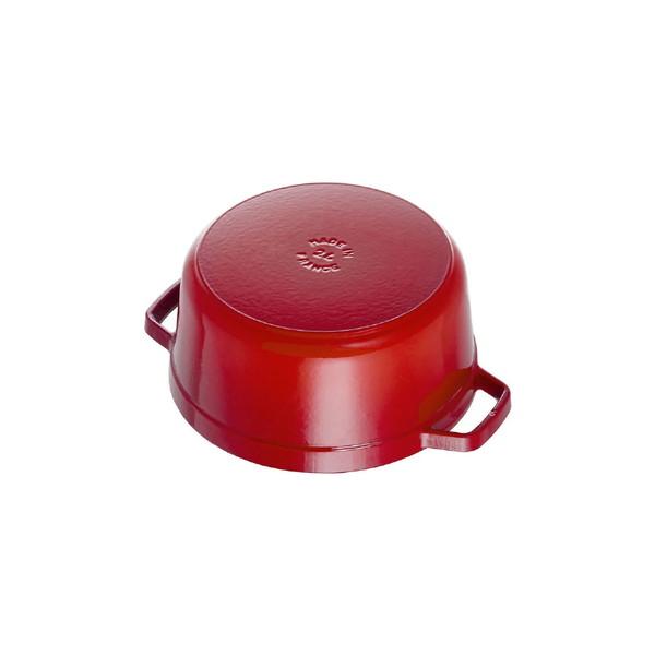 STAUB 鋳物ホーロー鍋 「ピコ・ココット ラウンド」（1.7L）［18cm］  チェリー 40509-814 ［IH対応］ |  | 03