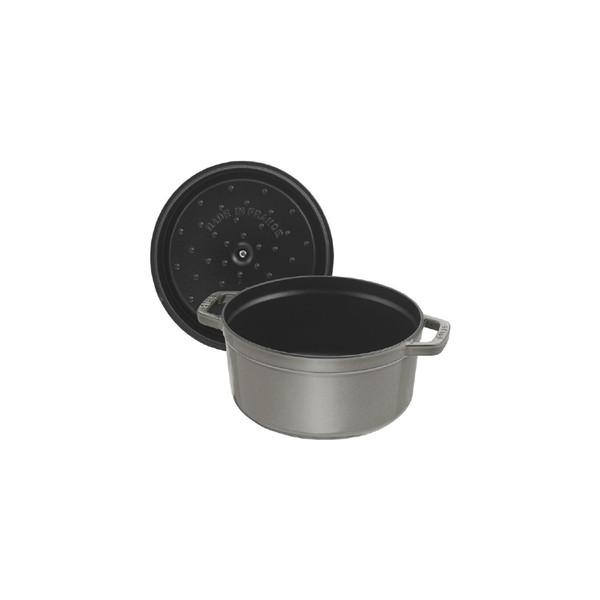 STAUB 鋳物ホーロー鍋 「ピコ・ココット ラウンド」（1.7L）［18cm］  グレー 40509-484 ［IH対応］ |  | 01