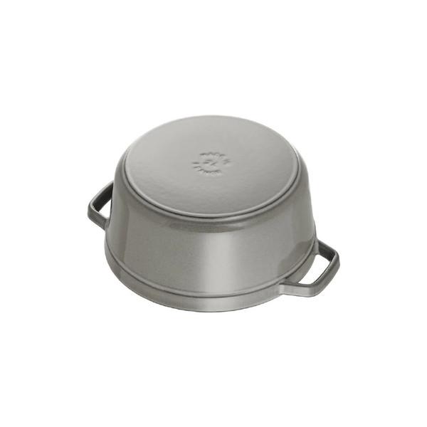 STAUB 鋳物ホーロー鍋 「ピコ・ココット ラウンド」（1.7L）［18cm］  グレー 40509-484 ［IH対応］ |  | 03