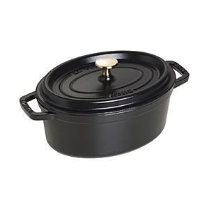 STAUB ホーロー鍋 「ピコココットオーバル」（2.3L）　40500-231 ブラック 【852】 | 