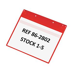 TARIFOLD tarifold　PVCポケット（マグネットタイプ）A4横型　レッド   170113 | 