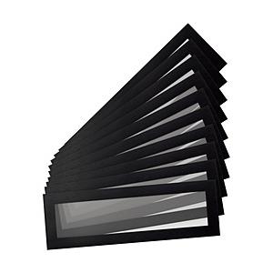 TARIFOLD tarifold　PVCマグネットフレーム（ヘッダー）A4用　10枚入り　ブラック   195207 | 