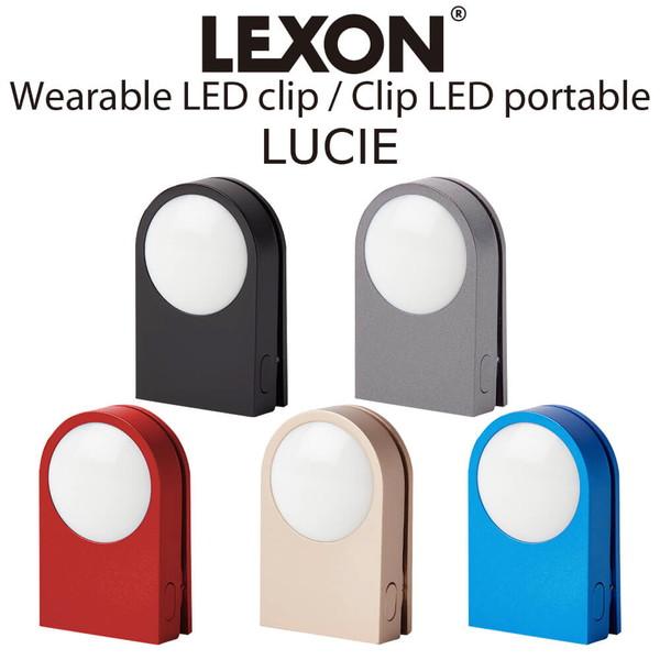 LEXON LUCIE ウェアラブルLEDクリップ 点灯または点滅 耐雨性IPX4 約1.5メートルまで視認可能 最大点灯可能時間： 最大12時間  ゴールド LL121D ［防水対応］ |  | 01