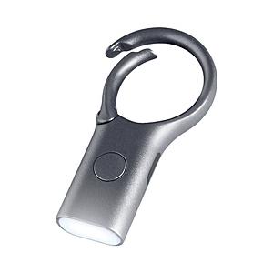 LEXON ミニLEDトーチキーリング フック付き LEXON NOMADAY LIGHT LL136X ガンメタル LEXON ガンメタル LL136X ［LED /充電式］ | 