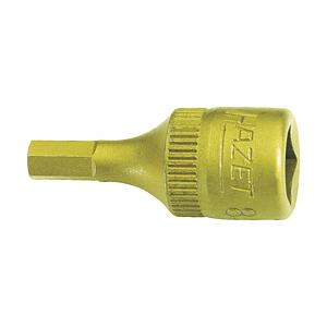 HAZET社 ショートヘキサゴンソケット差込角6.35mm・チタンコーティング　8501H2.5 | 