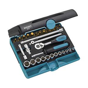 HAZET社 ＨＡＺＥＴ ソケットレンチセット（差込角６．３５ｍｍ） ８５４ | 