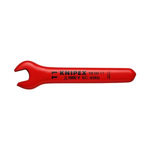 KNIPEX社 ＫＮＩＰＥＸ　９８００−１１　絶縁スパナ　１０００Ｖ   9800-11 | 