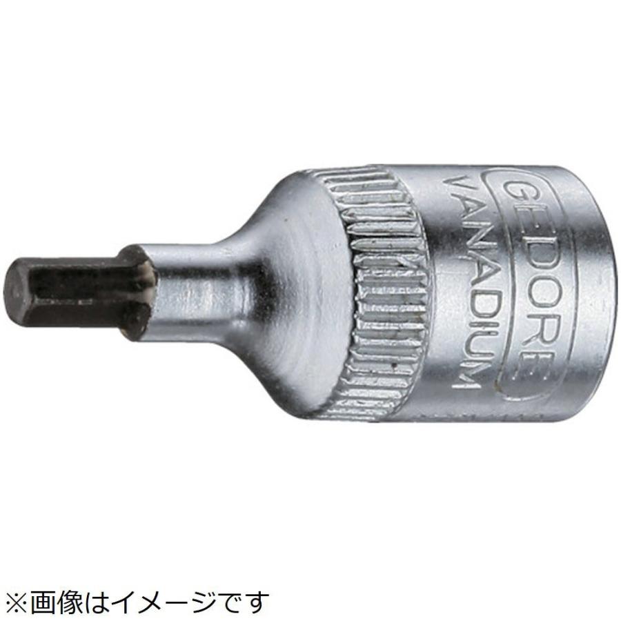 ゲドレー社 ＧＥＤＯＲＥ　ヘキサゴンソケットビット　対辺６ｍｍ | 