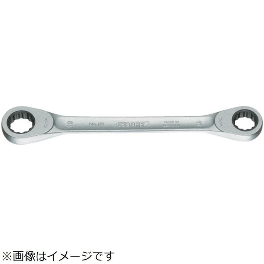 ゲドレー社 ＧＥＤＯＲＥ　ダブルラチェットめがねレンチ　１０Ｘ１３ｍｍ | 