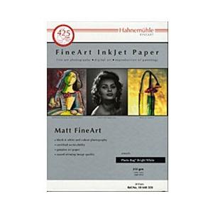 ハーネミューレ ハーネミューレ フォトラグ ブライトホワイト 310gsm （A2サイズ・25枚）　430186 | 