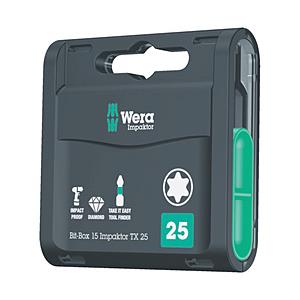 WERA社 Ｗｅｒａ　８６７／１　インパクター　ダイヤモンドビットボックスセット　Ｔ２０　１ | Wera