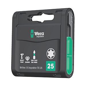 WERA社 Ｗｅｒａ　８６７／１　インパクター　ダイヤモンドビットボックスセット　Ｔ２５　１ | Wera