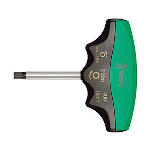 WERA社 Wera　400　トルクドライバーT型　ヘックスプラス六角5．0　／　5．0　Nm   005081 | Wera