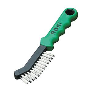 LESSMANN ＬＥＳＳＭＡＮＮ ＲＯＫＩ ハンドブラシ ステンレス線 ０．３５ １８２４２１ | 