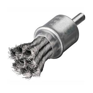 LESSMANN 453358 LESSMANN 軸付ノット型エンドブラシ Φ19 ステンレス線 0.25 | 