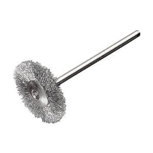 LESSMANN 410321 LESSMANN 軸付ミニチュアブラシ 平型 Φ16 | 