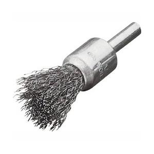 LESSMANN 452141 LESSMANN 軸付エンド型ブラシ 鋼線0.2 Φ17 | 