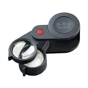 エッシェンバッハ 精密フォールディングルーペ　アクロマートレンズ23mm径／9倍(3倍＋6倍)　1186-9 | ESCHENBACH