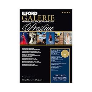 イルフォード　ギャラリープレステージ　ギャラリーテクスチャードコットンラグ　Textured　Cotton　（A3ノビサイズ・25枚）　310g　m2　422384　GALERIE　Rag