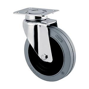 テンテキャスター テンテキャスター　重荷重用高性能旋回キャスター（牽引・時速１５キロ以下まで対応・メンテナンスフリー）   3640SFP200P63 | 