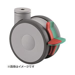 テンテキャスター テンテキャスター　高性能旋回双輪キャスターＬＩＮＥＡ（ウレタン車輪）   594CUAP125P30-13 | 
