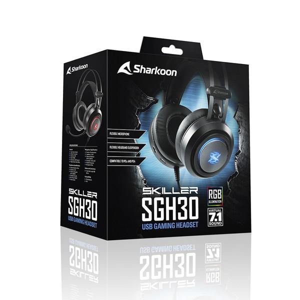 SHARKOON SHA-SGH30 ゲーミングヘッドセット SGH30  ［USB /両耳 /ヘッドバンドタイプ］ |  | 05