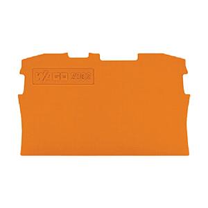 ワゴジャパン WAGO　端子台エンドプレート2001・2002シリーズ共用2線式　橙　10個入 2002-1292-PK | 