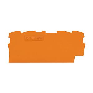 ワゴジャパン WAGO　端子台エンドプレート2001・2002シリーズ共用4線式　橙　10個入 2002-1492-PK | 