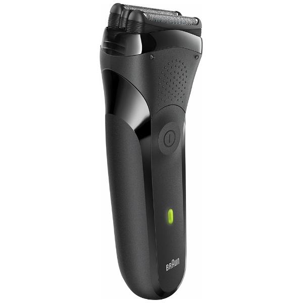 ブラウン 300s-B メンズシェーバー シリーズ3 本体：ブラック ヘッド：ブラック [3枚刃 /国内・海外対応] [振込不可] | BRAUN | 01