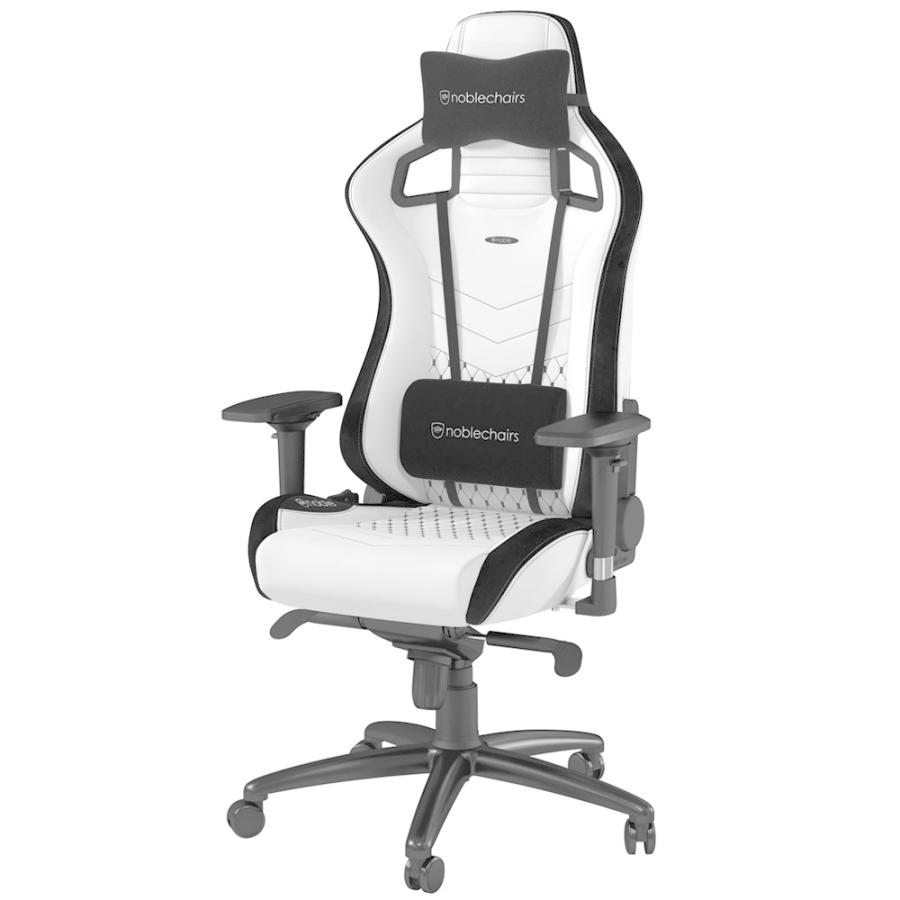 アーキサイト NBL-PU-WHT-002 ゲーミングチェア noblechairs EPIC（ノーブルチェアーズ エピック） プレミアムホワイト NBLPUWHT002 |  | 01