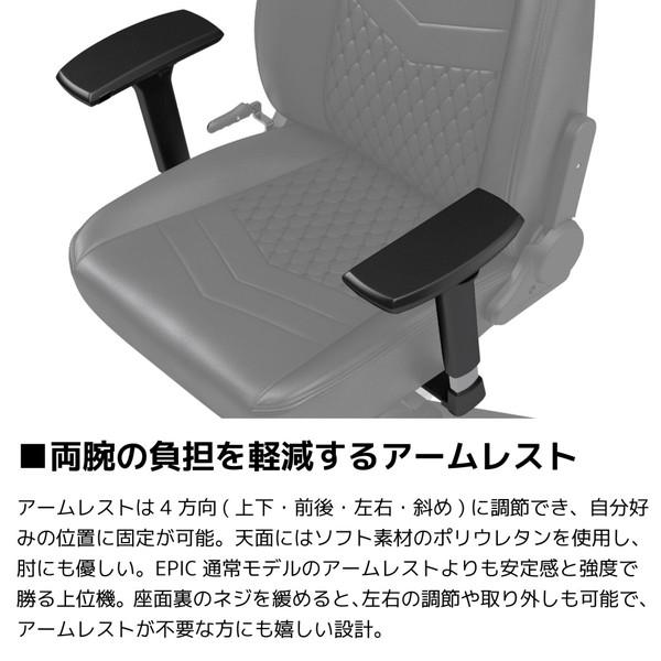 【送料無料】 NOBLECHAIRS NBL-ICN-RL-BLA-SGL ゲーミングチェア ICON Real Leather ブラック |  | 11