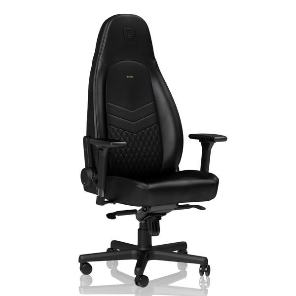 【送料無料】 NOBLECHAIRS NBL-ICN-RL-BLA-SGL ゲーミングチェア ICON Real Leather ブラック |  | 17