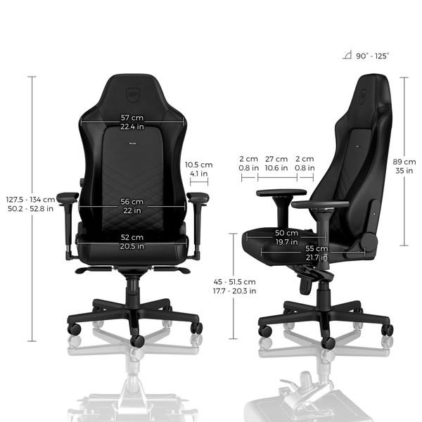 【送料無料】 NOBLECHAIRS NBL-HRO-PU-BLA-SGL ゲーミングチェア HERO ブラック 【sof001】 [振込不可][代引不可] |  | 08