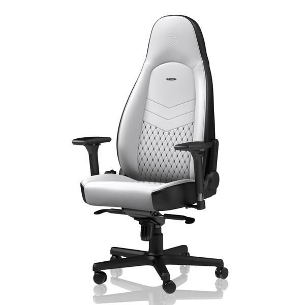 【送料無料】 NOBLECHAIRS NBL-ICN-PU-WBK-SGL ゲーミングチェア ICON プレミアムホワイト |  | 20