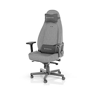【送料無料】 NOBLECHAIRS NBL-ICN-TX-ATC-SGL ゲーミングチェア [W670ｘD570ｘH1255〜1320mm] ICON - TX チャコールグレー | 