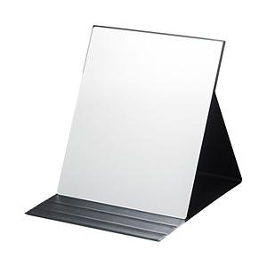 堀内鏡工業 EVA樹脂ナピュアミラー仕様角度調整3段階付きプロモデル折立ミラー・エコ（3L）  ブラック HP-53BK | 