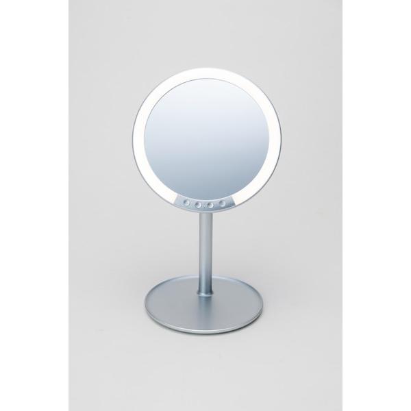 堀内鏡工業 ナピュアLEDスタンドミラー  シルバー HL-01 |  | 01