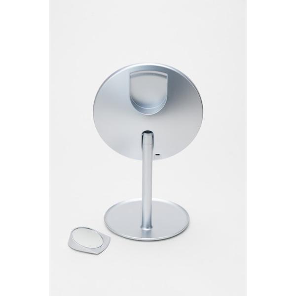 堀内鏡工業 ナピュアLEDスタンドミラー  シルバー HL-01 |  | 03