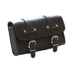 TANAX アメリカンツールバッグ 4（オレンジステッチ） 合皮ブラック（オレンジステッチ）  MFA-16 | 