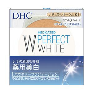DHC DHC（ディーエイチシー） 薬用パーフェクトホワイト パウダリーファンデーション ナチュラルオークル01 リフィル（10g）〔ファンデーション〕 | DHC