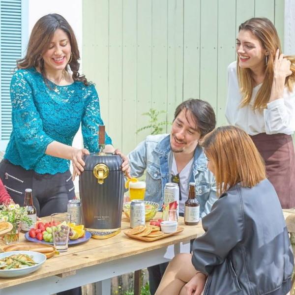 GREEN HOUSE(グリーンハウス) ２缶型カクテルビールサーバー　ブラック GH-BEERLT-BK | GREEN HOUSE（パソコン） | 11