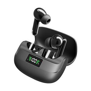 GREEN HOUSE(グリーンハウス) 完全ワイヤレスイヤホン  ブラック GH-TWSW-BK ［ワイヤレス(左右分離) /ノイズキャンセリング対応 /Bluetooth対応］ | GREEN HOUSE（パソコン）