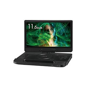 GREEN HOUSE(グリーンハウス) 11型 ポータブルブルーレイディスクプレーヤー   GH-STM11A-BK ［11.6V型］ | GREEN HOUSE（パソコン）